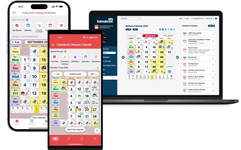 Calendar2U Mobile Mockup
